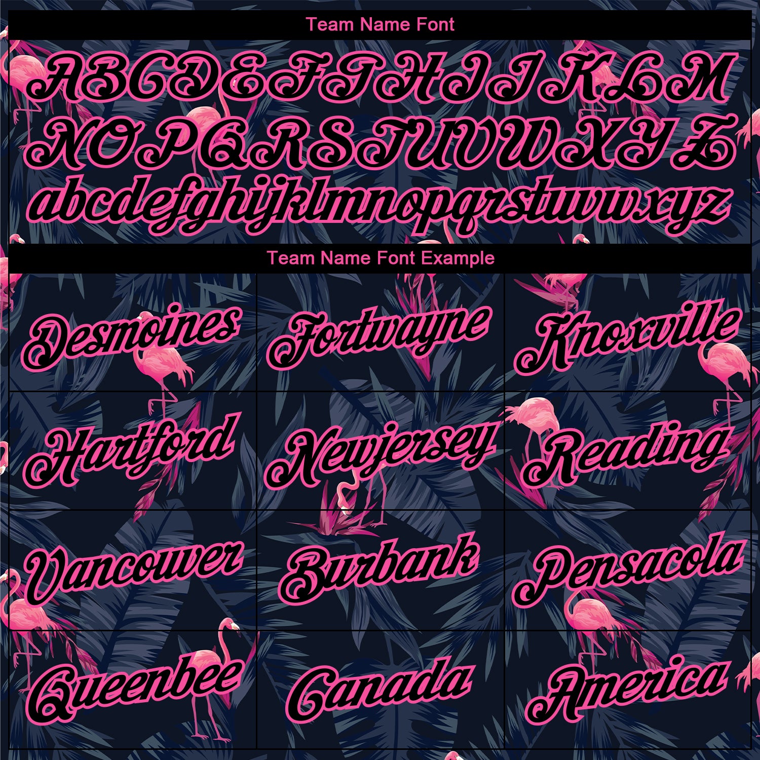 Custom Black Black-Pink Flamingo 3D Pattern Long Sleeve Performance T-Shirt - Image 4