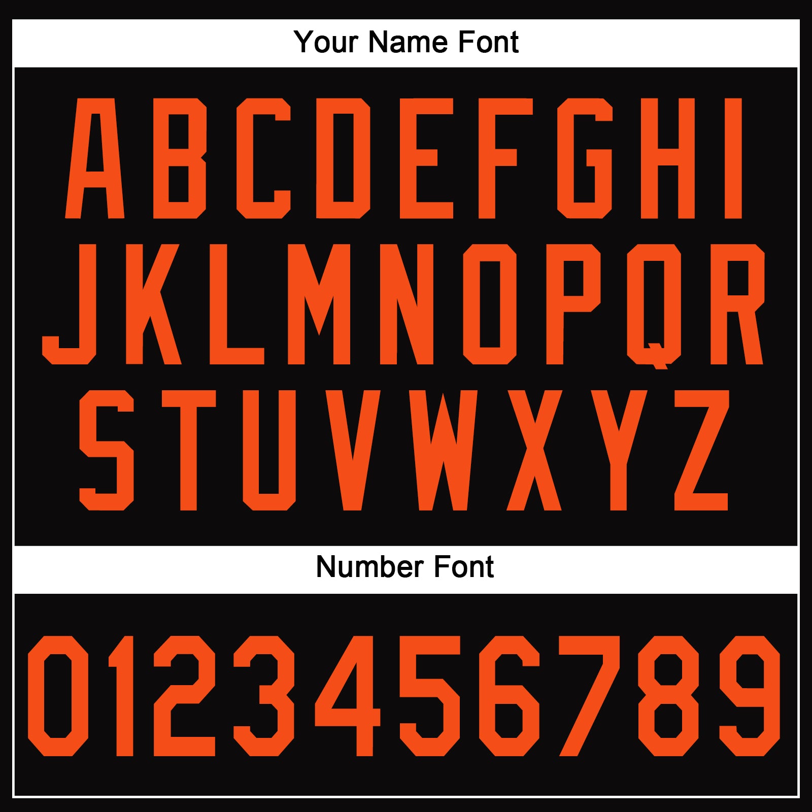 Custom Black Orange Performance T-Shirt - Image 3