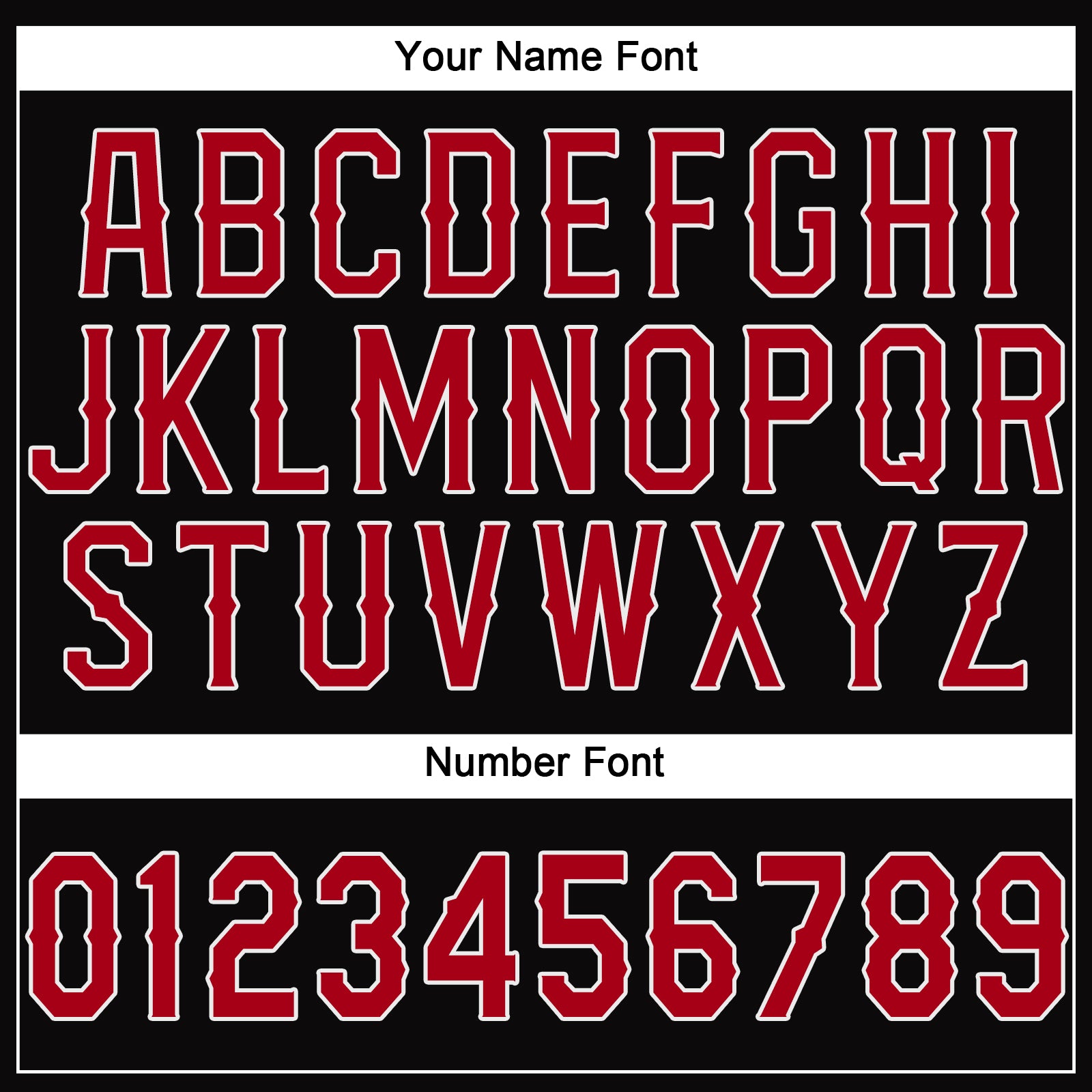 Custom Black Red-White Performance T-Shirt - Image 3