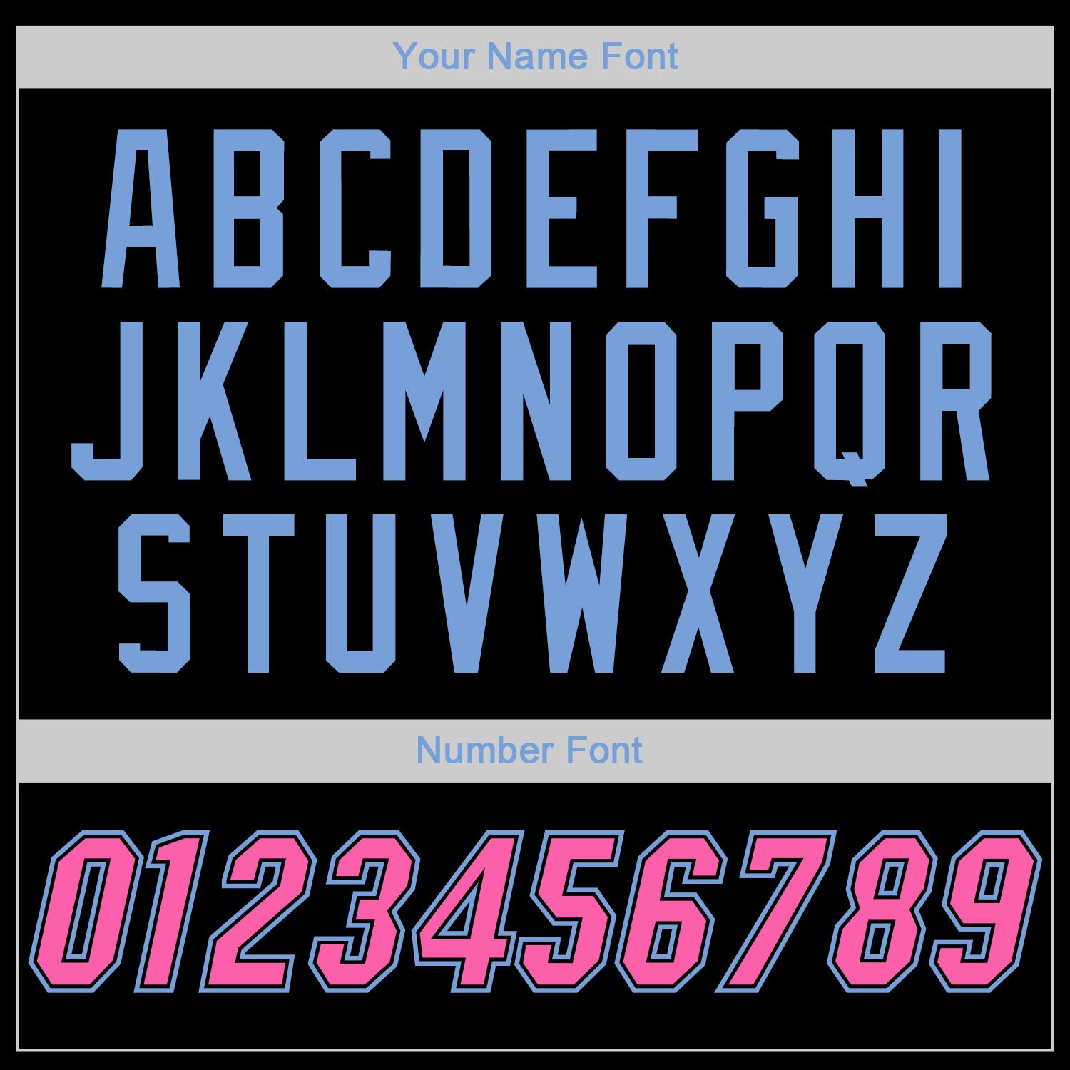 Custom Black Pink-Light Blue Performance T-Shirt - Image 3